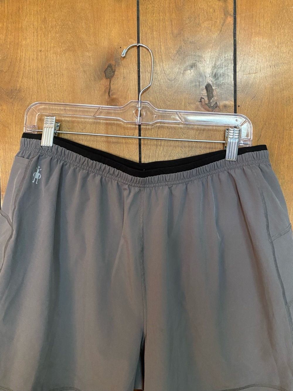 Smartwool Men's Gray Athletic Shorts - Picture 4 of 7